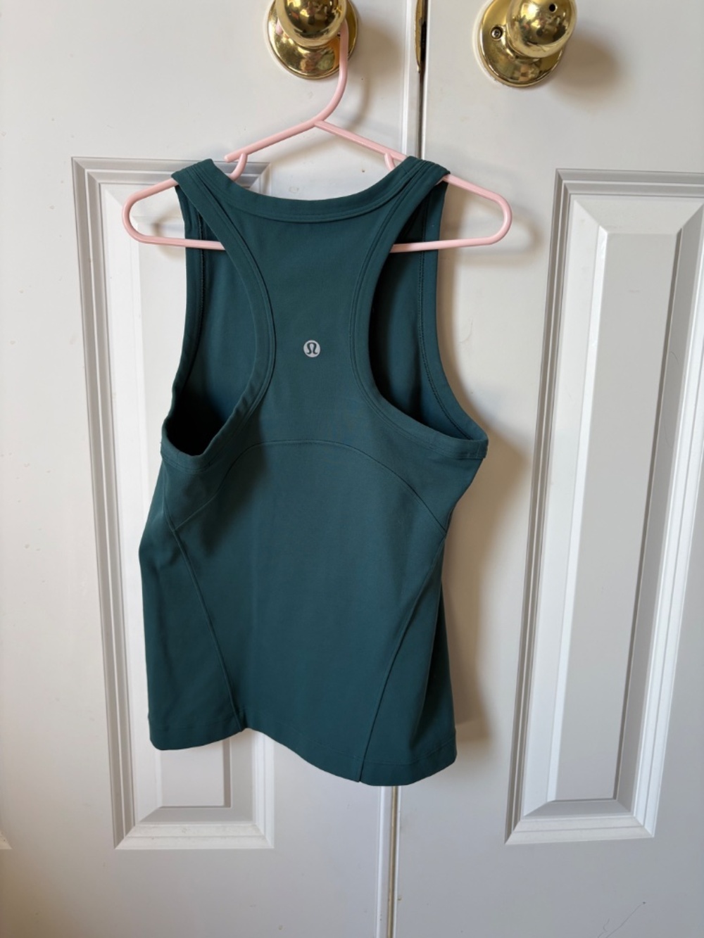 Lululemon Align racerback waist length tank size 2. Green Jasper - Picture 2 of 2
